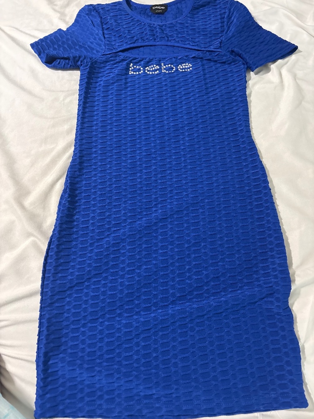 Royal blue “Bebe” dress